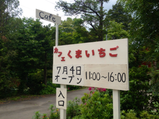 カフェくまいちごオープンしたよ Big Forest